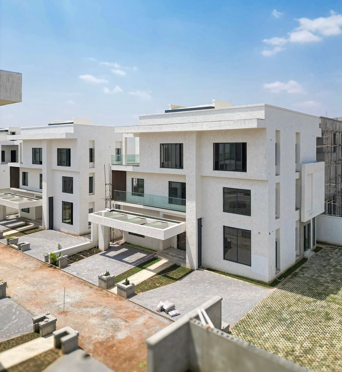 7 Bedroom detached duplex in Katampe Extension, Abuja — aerial view of modern residential estate